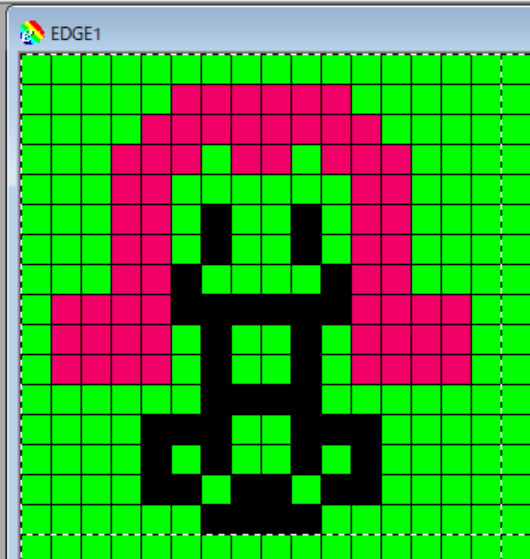 簡単にドット絵が作れるedge 使い方を書いてみた おとこみくち Otokomkti